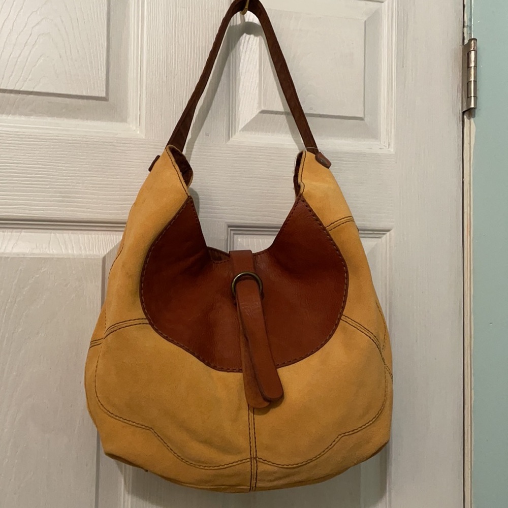 Lucky Brand Sweet Solace Pieced Leather Hobo